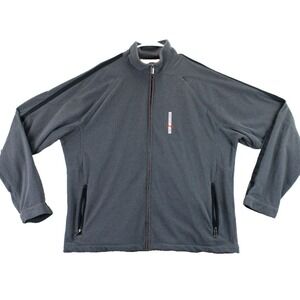 VTG Triple Five Soul Mens Gray Fleece Full Zip Jacket Track Style‎ Size XXL